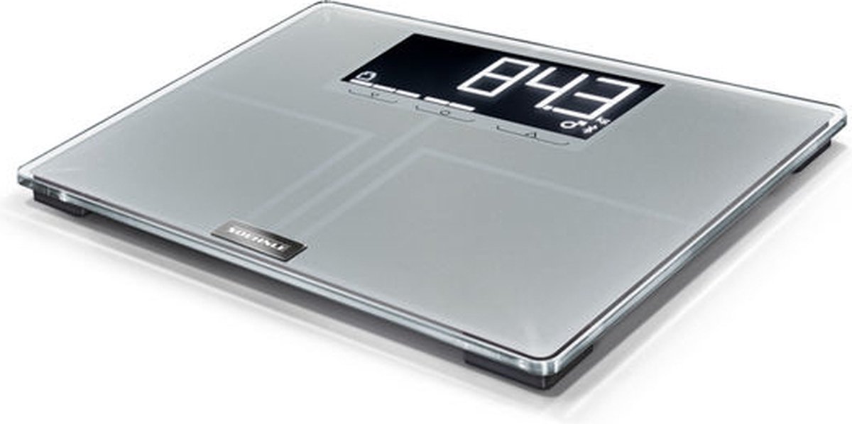 Soehnle Shape Sense Connect 200 Lichaamsanalyse Weegschaal - Grijs