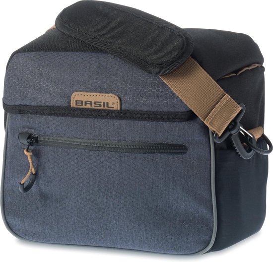 Basil Stuurtas Miles 6 Liter Unisex Donker - Grijs