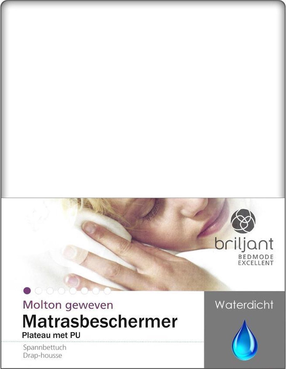 Briljant Waterdicht Pu Plateau -160 X 200 Cm - Wit