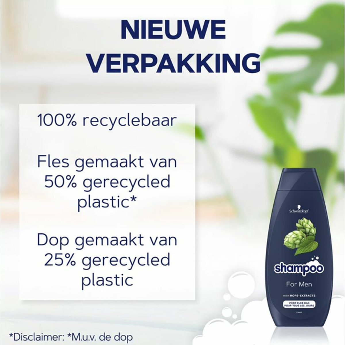 Schwarzkopf For Men Shampoo 400ml