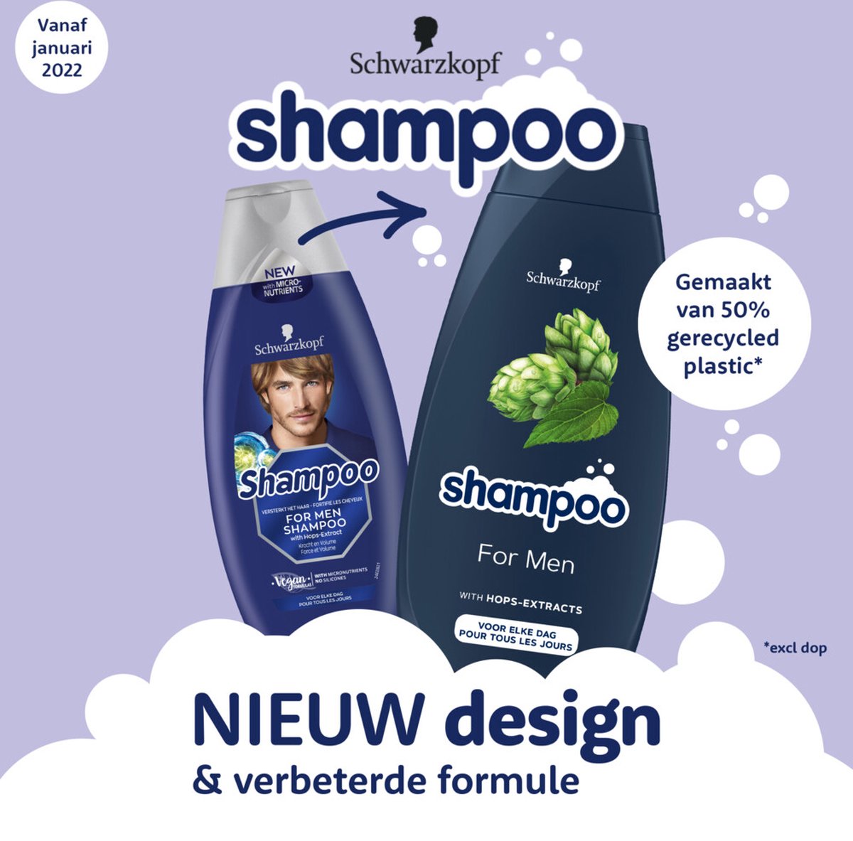 Schwarzkopf For Men Shampoo 400ml