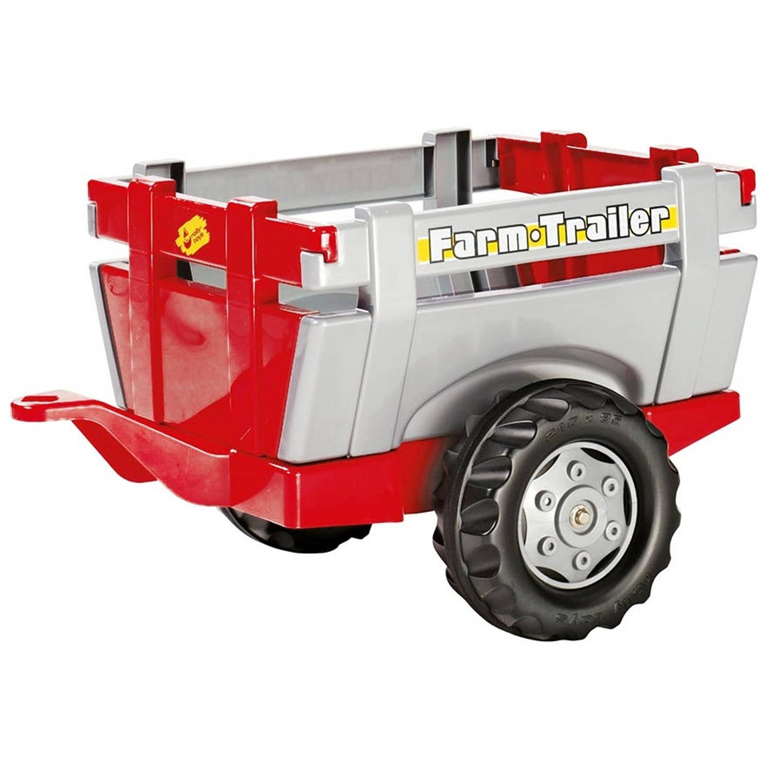 Rolly Toys Aanhanger Rollyfarm Junior/zilver - Rood