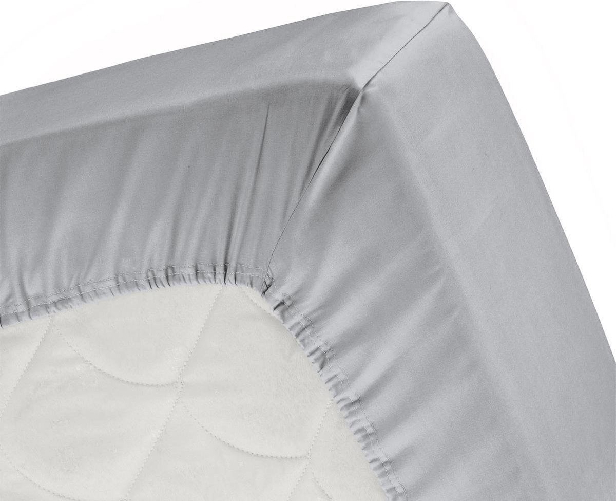 Cinderella Jersey Hoeslaken Light Grey-160 X 200 Cm - Grijs