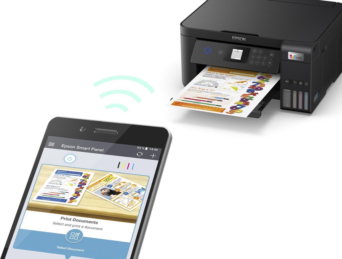 Epson all-in-one printer EcoTank ET-2850 - Zwart