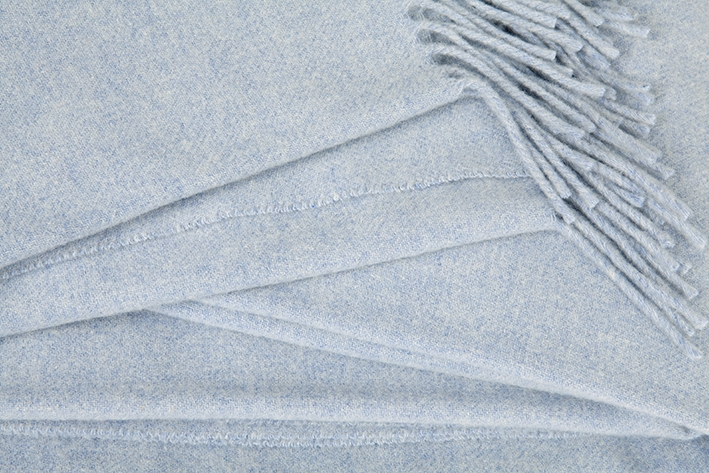 Kayori Nitra Plaid Cashmere Azure - Blauw