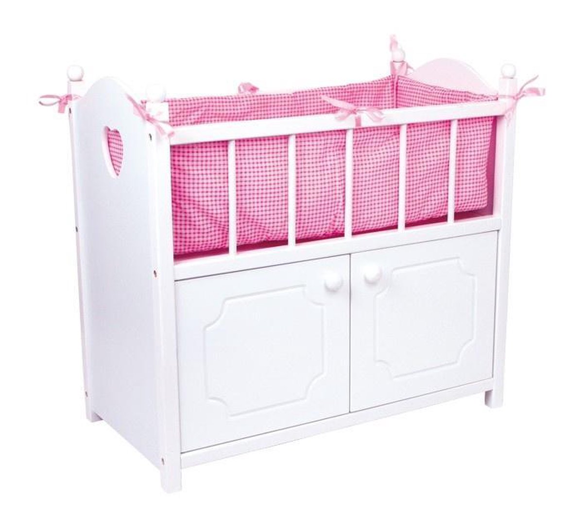 Small Foot Poppenbed Met Kast - Roze