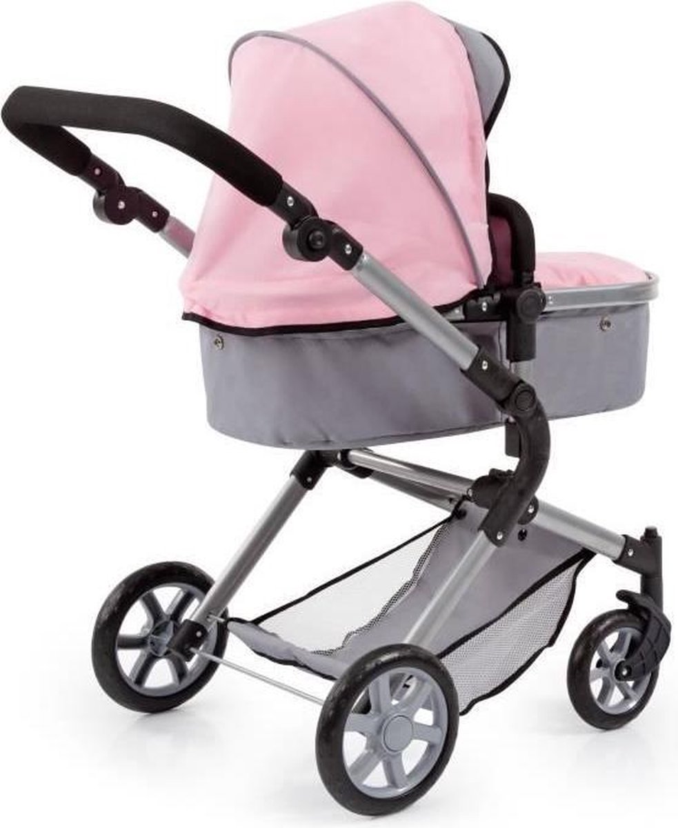 Bayer Design Bayer Poppenwagen Neo Star/lichtroze 75 Cm - Grijs