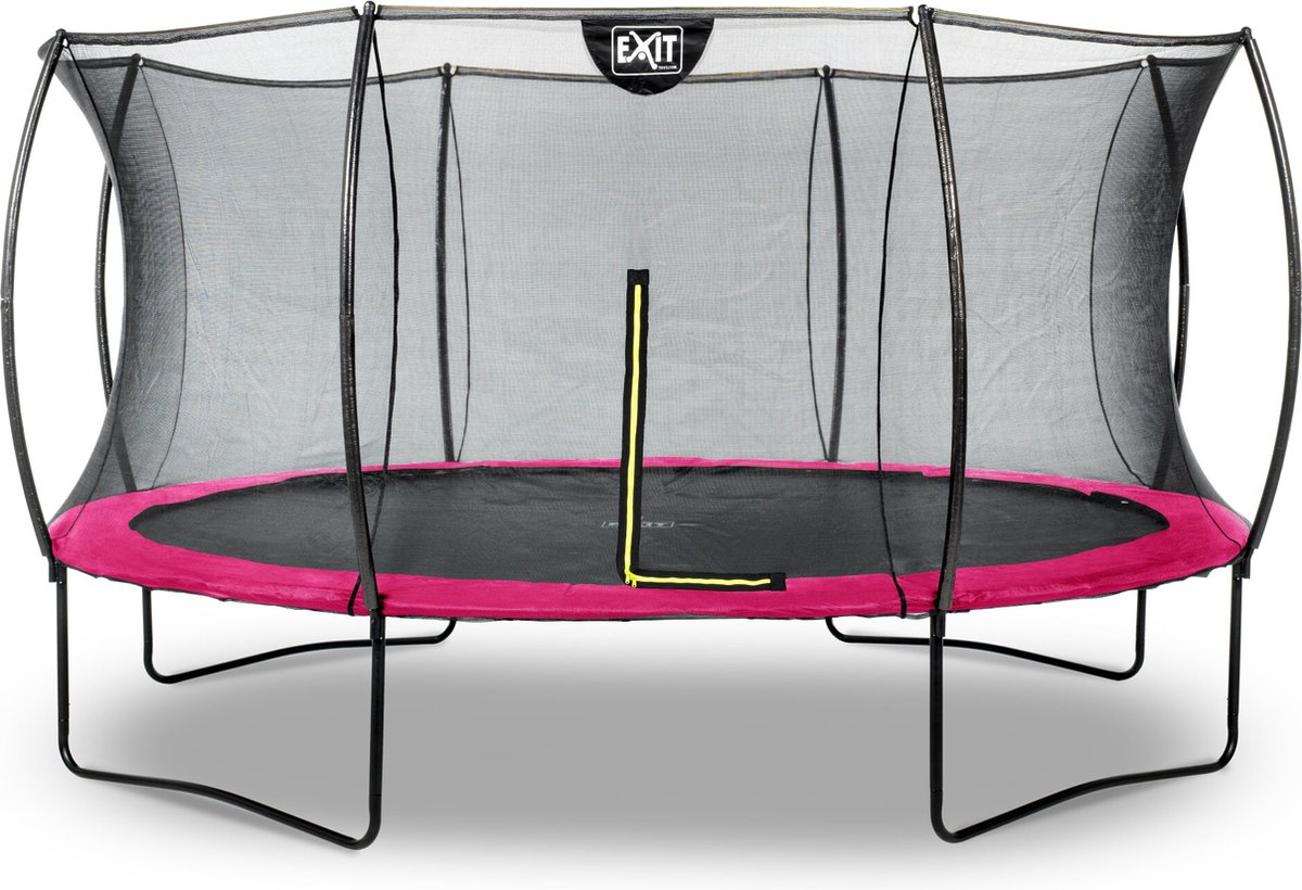 EXIT Toys Silhouette Trampoline Rond - 427 Cm - - Roze