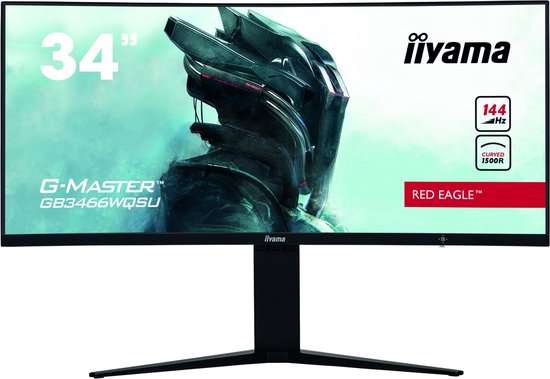 iiyama G-Master Red Eagle GB3466WQSU-B1 - Negro