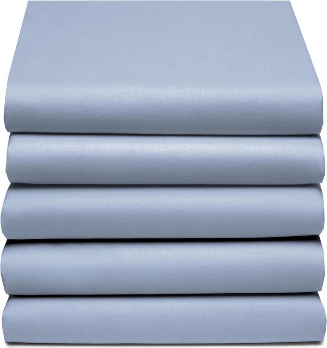 Cinderella Basic Percaline Katoen Hoeslaken - 100% Percaline Katoen - 1-persoons (90x200 Cm) - Sapphire - Blauw