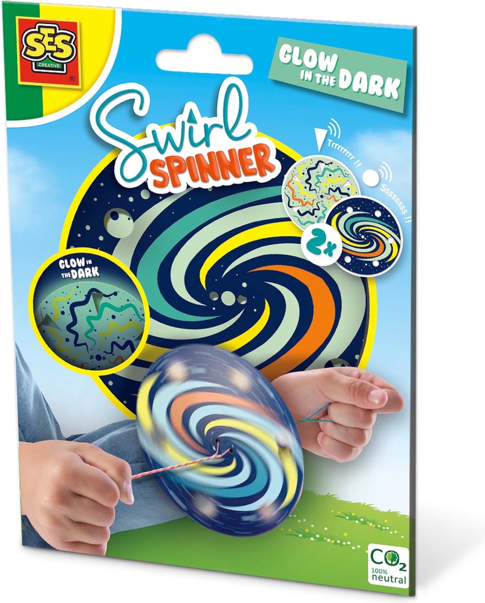 Ses Swirl Spinner Glow In The Dark