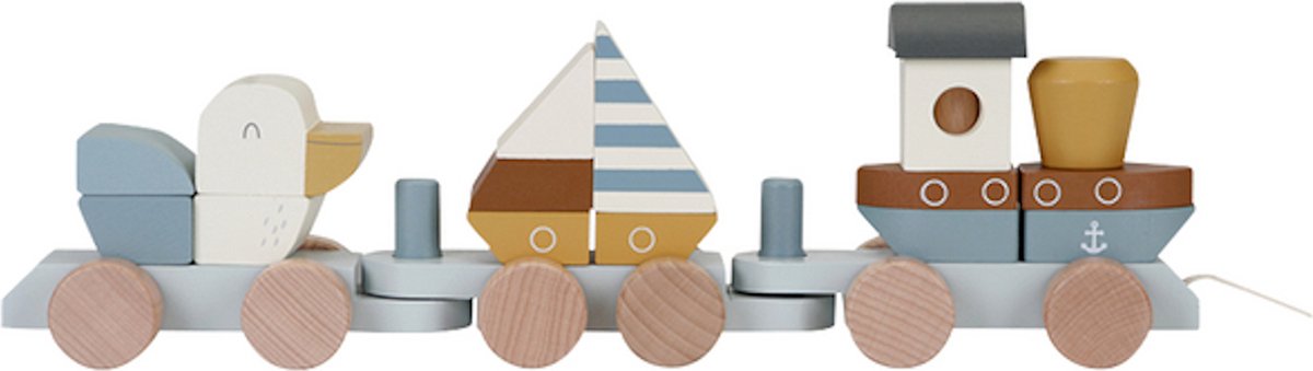 Tiamo Little Dutch Blokkentrein Sailors Bay
