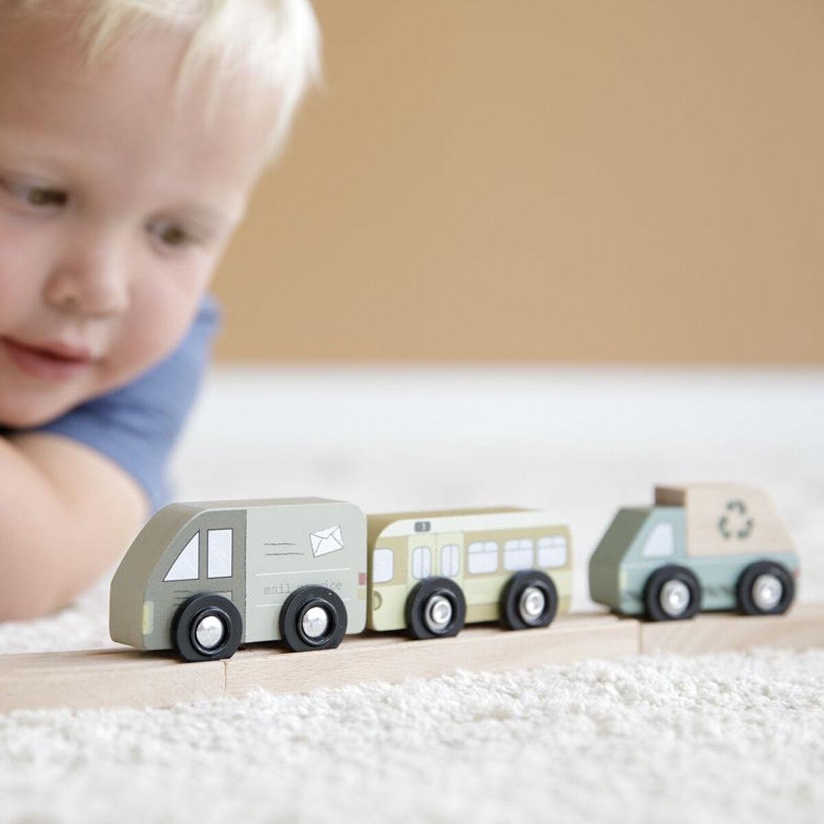 Tiamo Little Dutch Treinbaan Voertuigenset