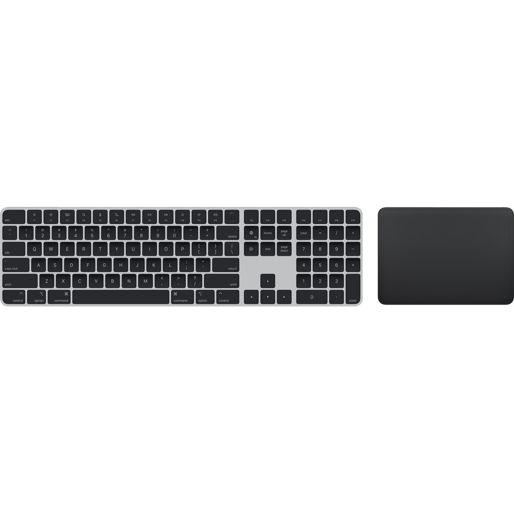 Apple Magic Keyboard met numeriek toetsenblok en Touch ID Qwerty + Trackpad (2021) - Zwart