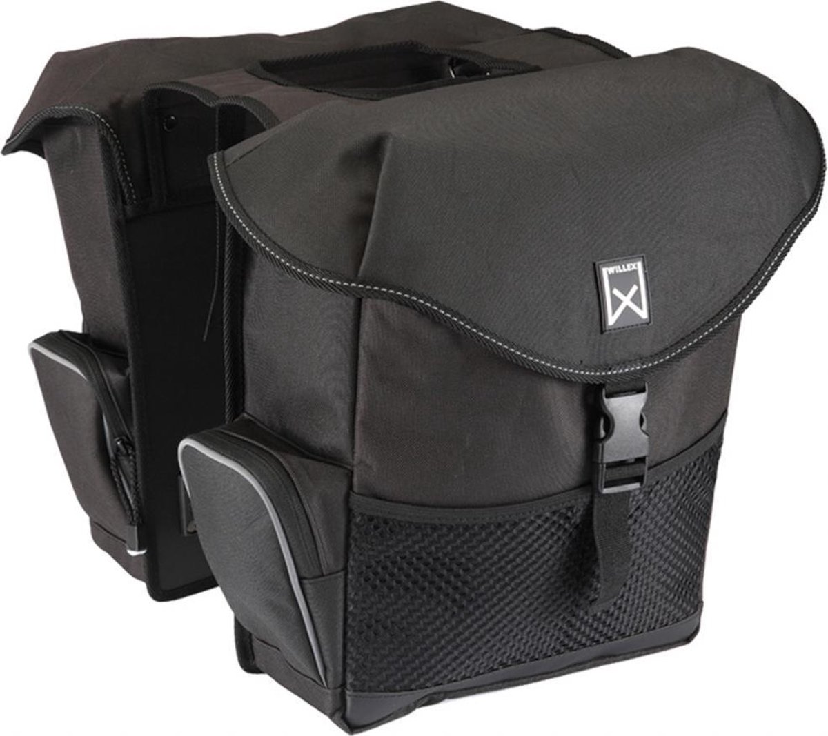 Willex Dubbele fietstas XL 1200 34 liter zwart
