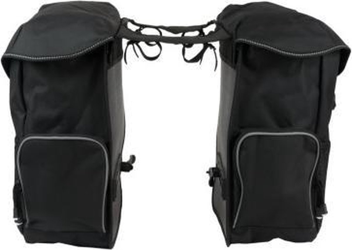 Willex Dubbele fietstas XL 1200 34 liter zwart