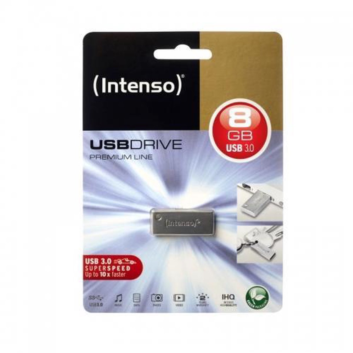 Intenso USB-sticks Premium Line 8GB USB 3.0