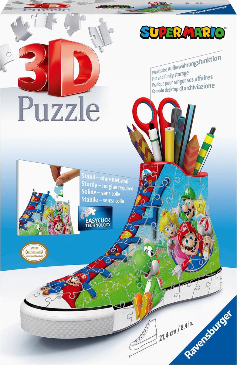 Ravensburger Puzzel 3d Sneakers Super Mario