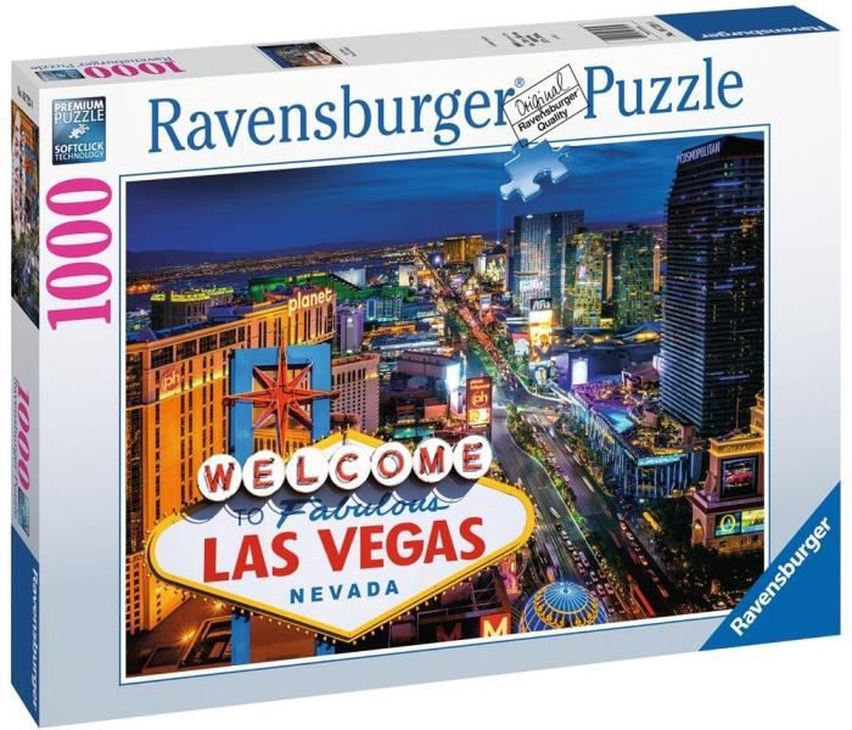 Ravensburger Puzzel Las Vegas 1000 Stukjes