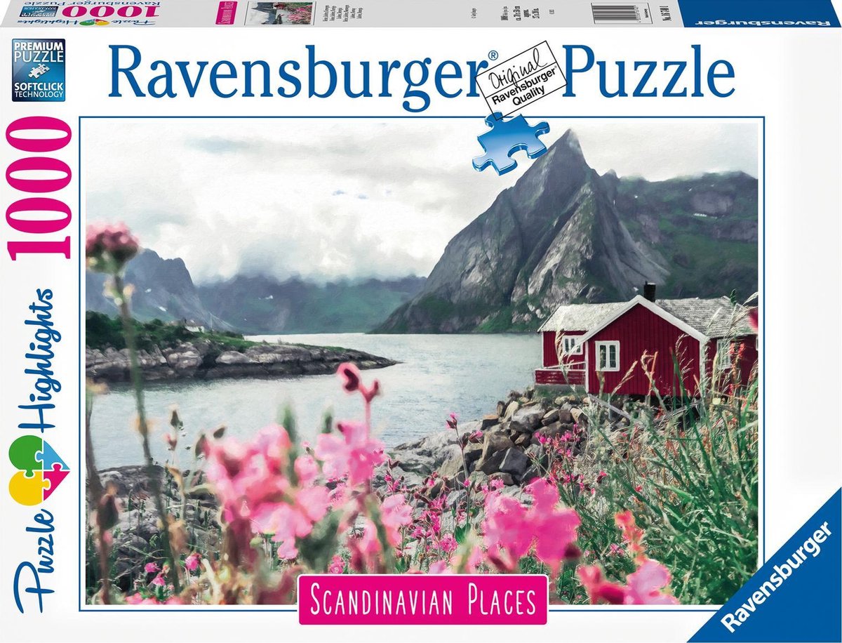 Ravensburger Puzzel Reine Lofoten Noorwegen 1000 Stukjes