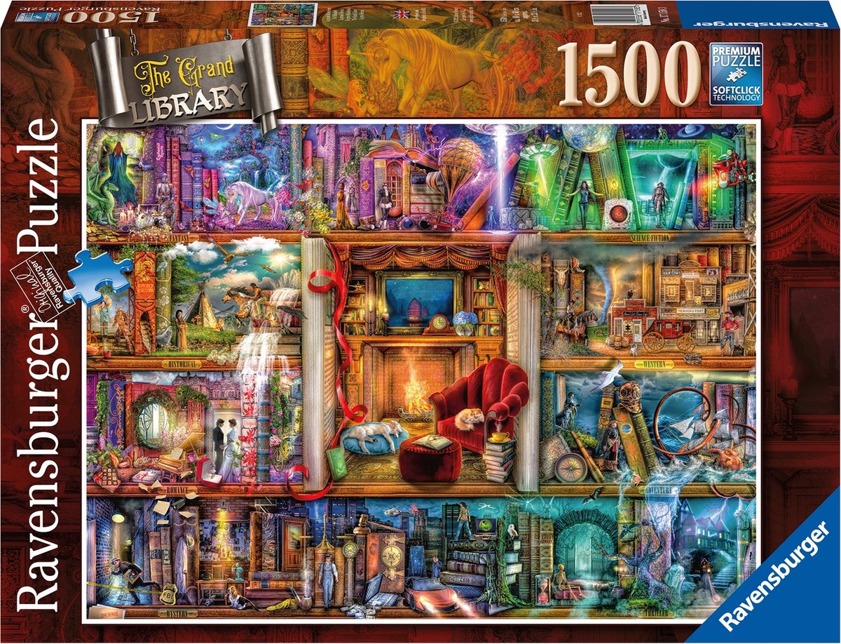 Ravensburger Puzzel Grote Bibliotheek 1500 Stukjes