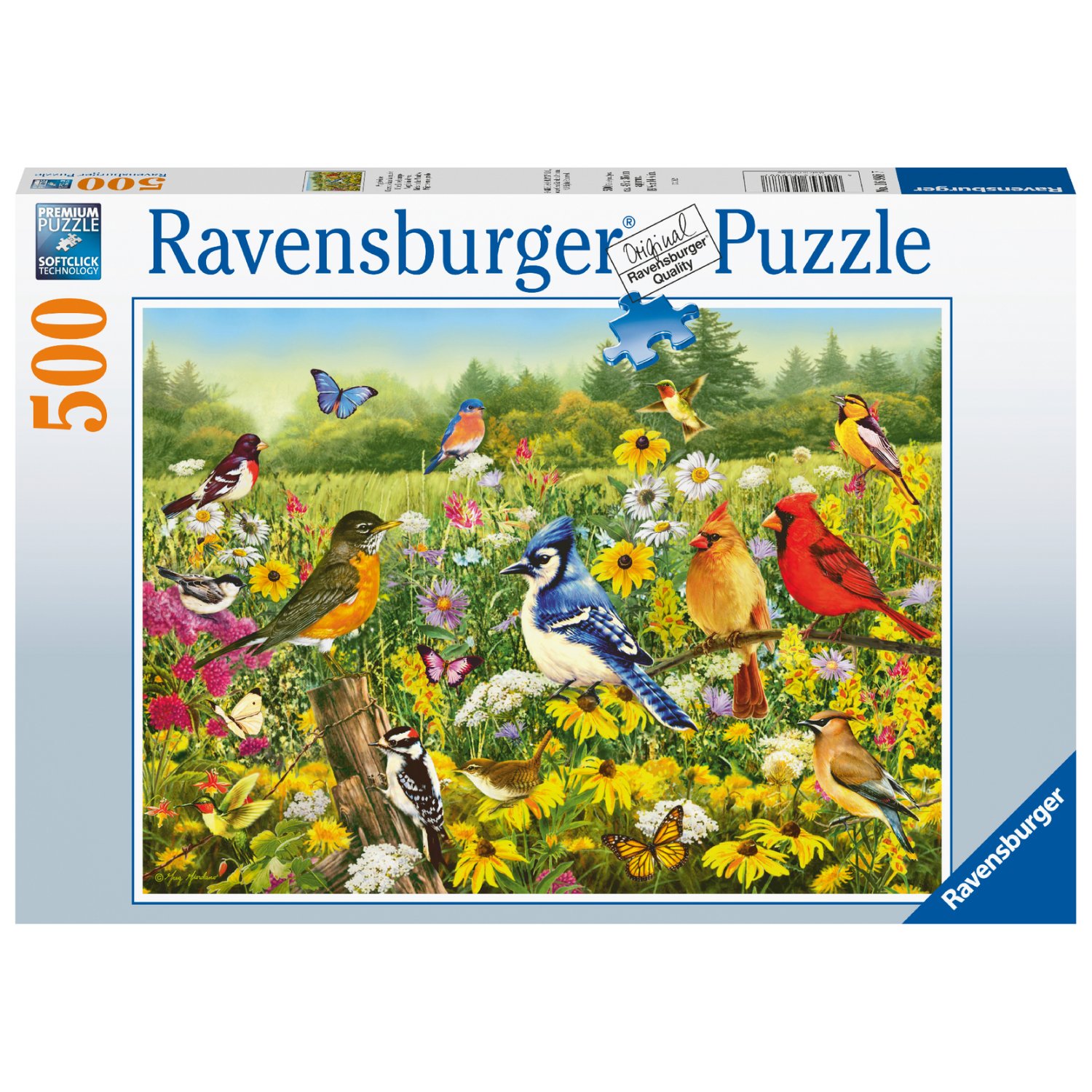 Ravensburger Puzzel Vogels In De Wei 500 Stukjes