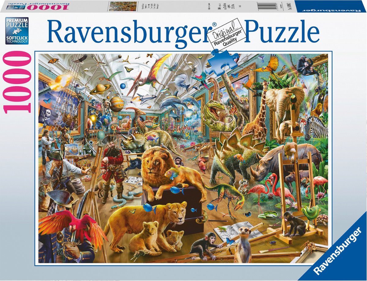 Ravensburger Puzzel Chaos In De Galerij 1000 Stukjes