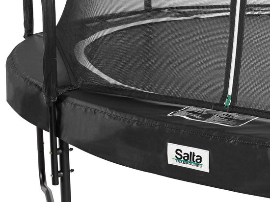 Salta Premium Black Edition Trampoline Rond Met Veiligheidsnet - 251 Cm - - Zwart