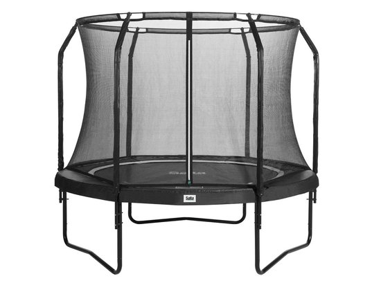 Salta Premium Black Edition Trampoline Rond Met Veiligheidsnet - 251 Cm - - Zwart