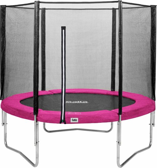 Salta Combo Trampoline Rond Met Veiligheidsnet - 251 Cm - - Roze