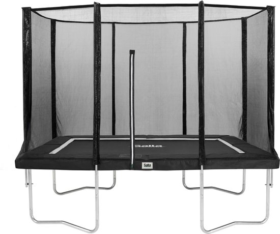 Salta Combo Trampoline Met Veiligheidsnet Rechthoekig - 153 X 213 Cm - - Zwart