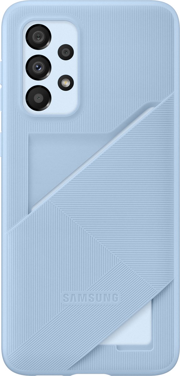 Samsung Galaxy A33 Card Slot Back Cover - Azul