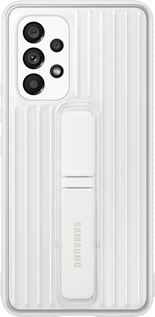 Samsung Galaxy A53 Protective Standing Back Cover - Blanco