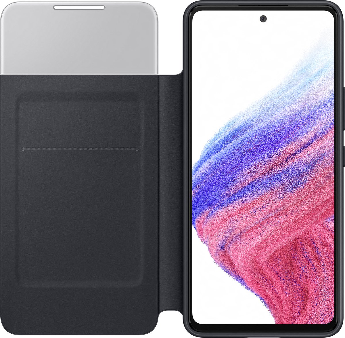Samsung Galaxy A53 S View Book Case - Zwart