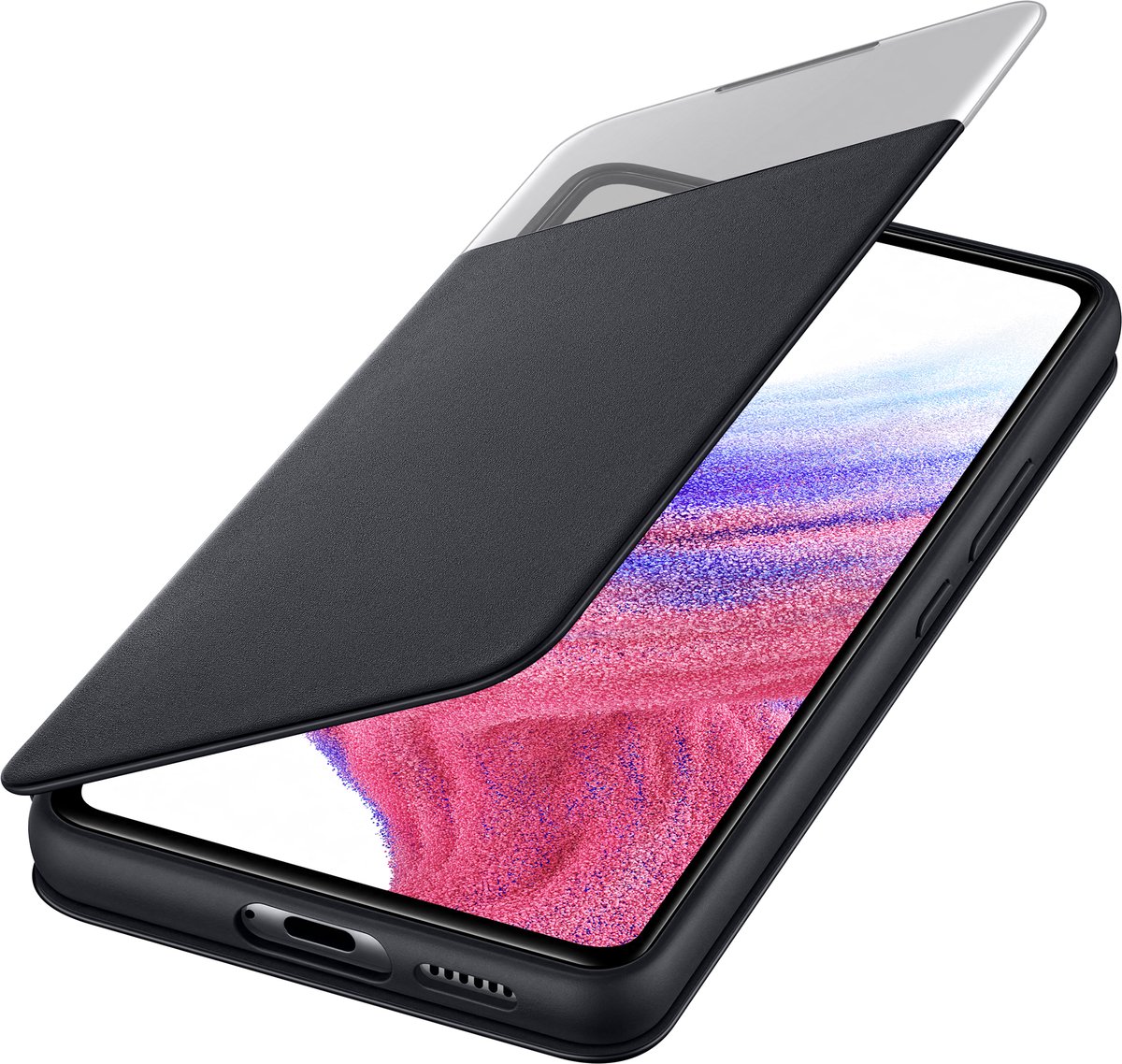 Samsung Galaxy A53 S View Book Case - Zwart