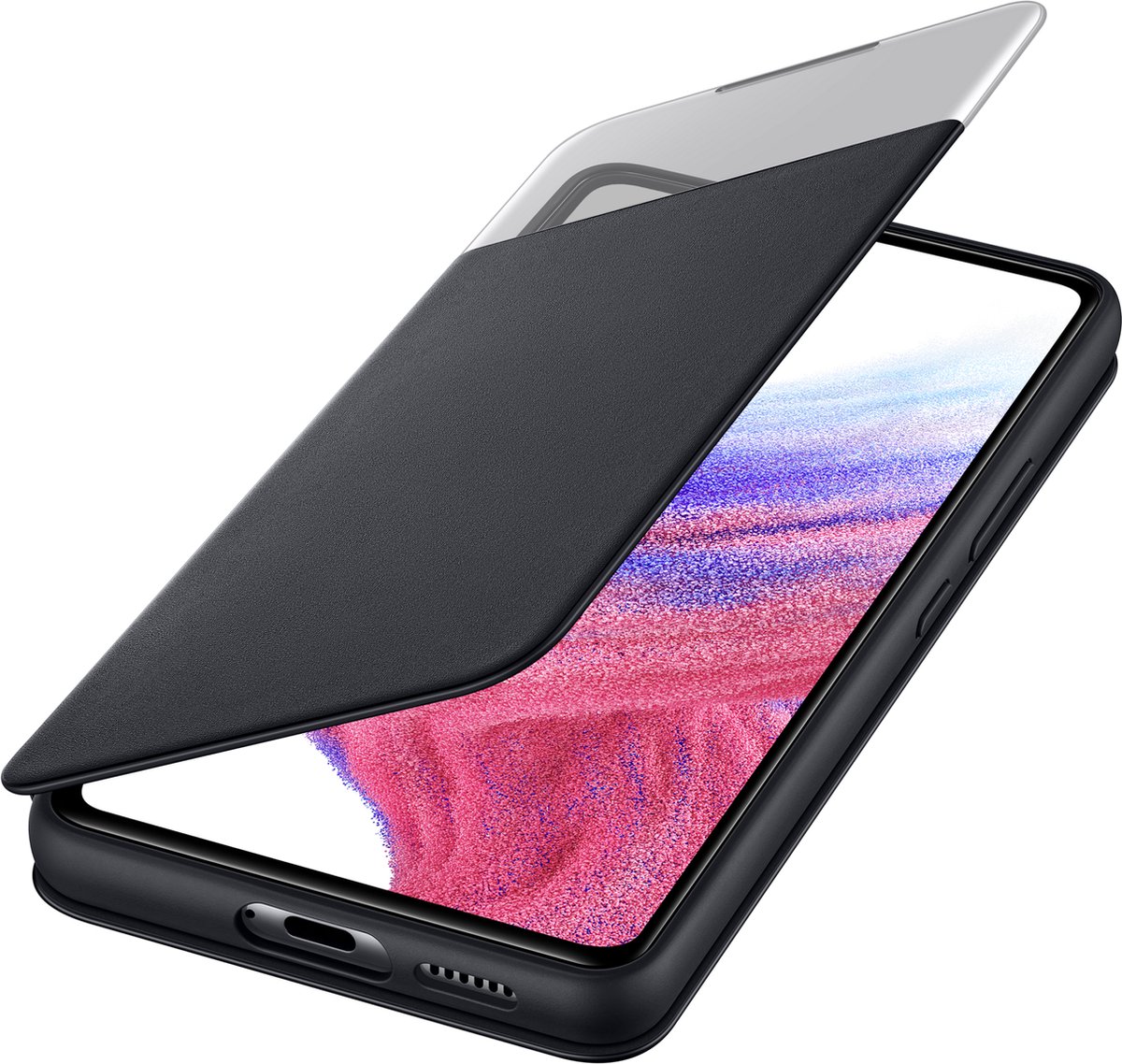 Samsung Galaxy A53 S View Book Case - Zwart