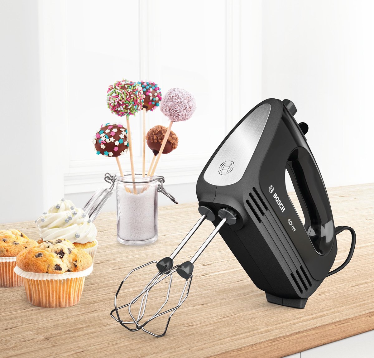 Bosch mixer MFQ2420B - Zwart