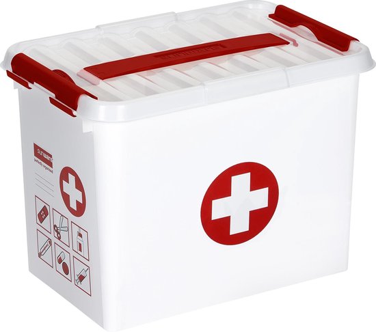 Sunware First Aid Box 9l Met Inzet - Rood