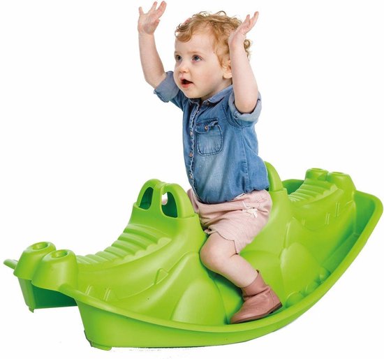 Paradiso Toys Rolwip Krokodil 101 Cm - Groen