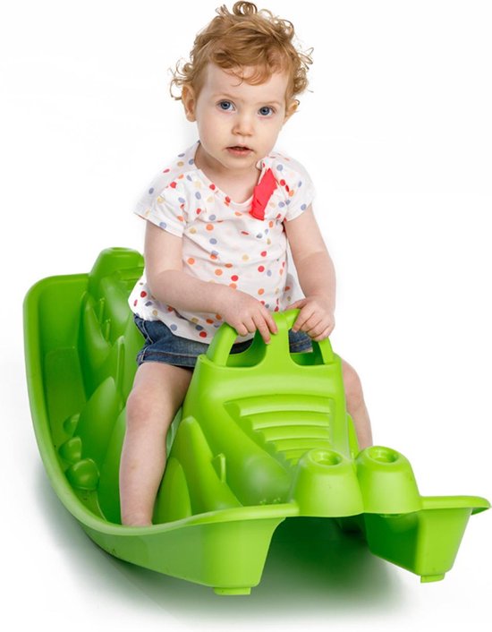 Paradiso Toys Rolwip Krokodil 101 Cm - Groen