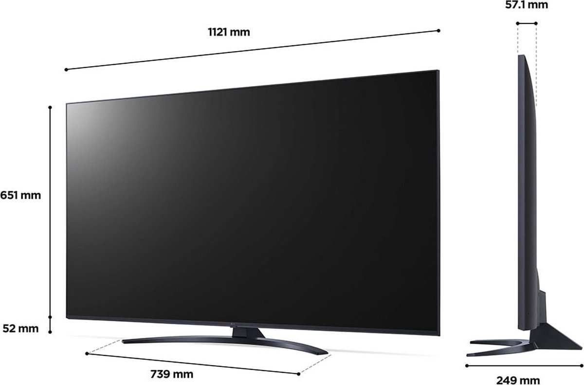 LG 50UQ91006LA 4K TV (2022) - Zwart