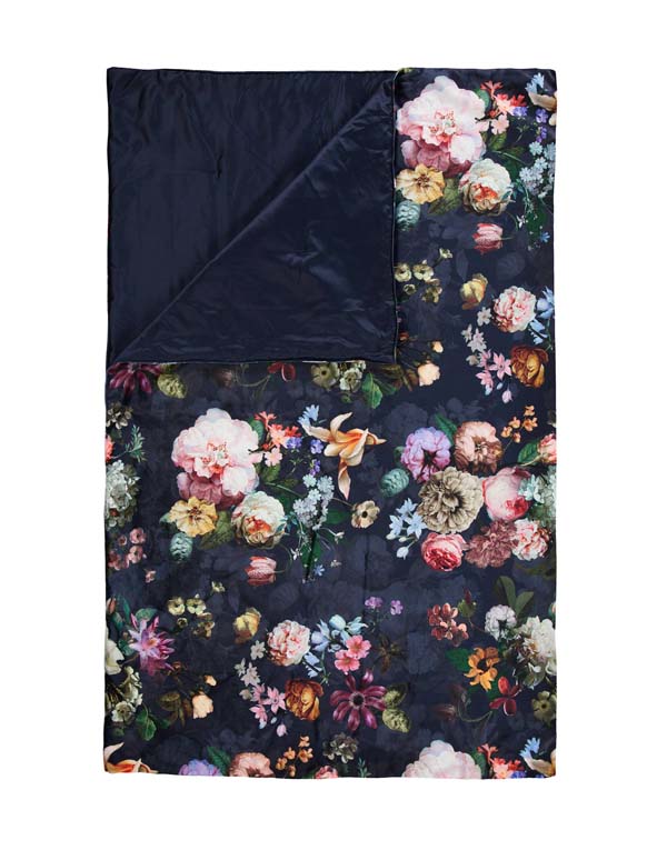Essenza Fleur Quilt nightblue - Blauw