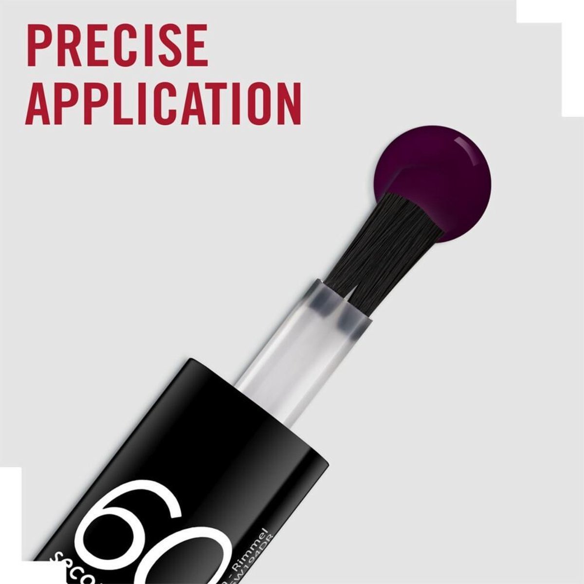 Rimmel Nagellak 60 Seconds Black Cherries - Zwart