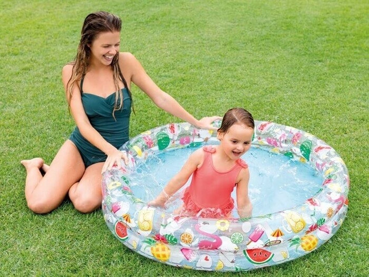 Intex Opblaaszwembad Just So Fruity 122 X 25 Cm Multicolor - Blauw