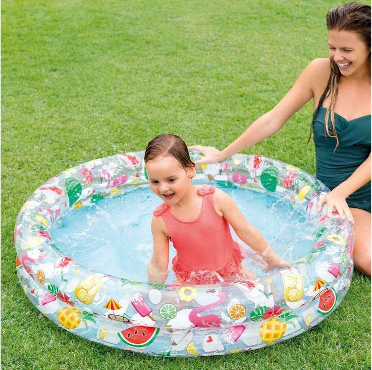 Intex Opblaaszwembad Just So Fruity 122 X 25 Cm Multicolor - Blauw