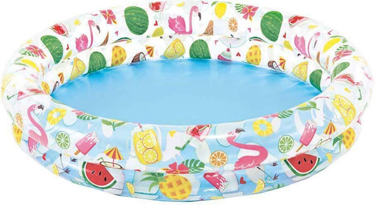Intex Opblaaszwembad Just So Fruity 122 X 25 Cm Multicolor - Blauw