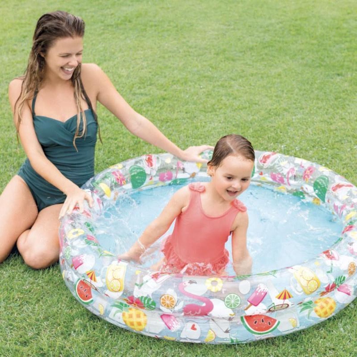 Intex Opblaaszwembad Just So Fruity 122 X 25 Cm Multicolor - Blauw