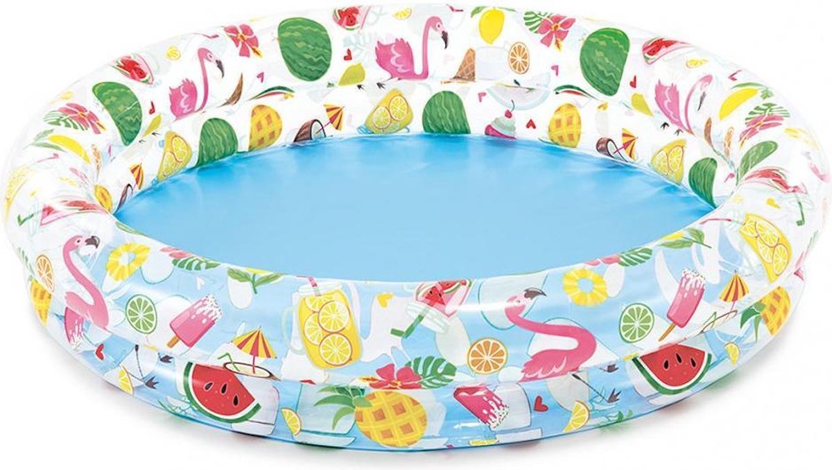 Intex Opblaaszwembad Just So Fruity 122 X 25 Cm Multicolor - Blauw