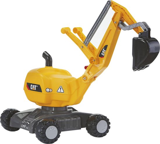 Rolly Toys Cat Digger - Geel