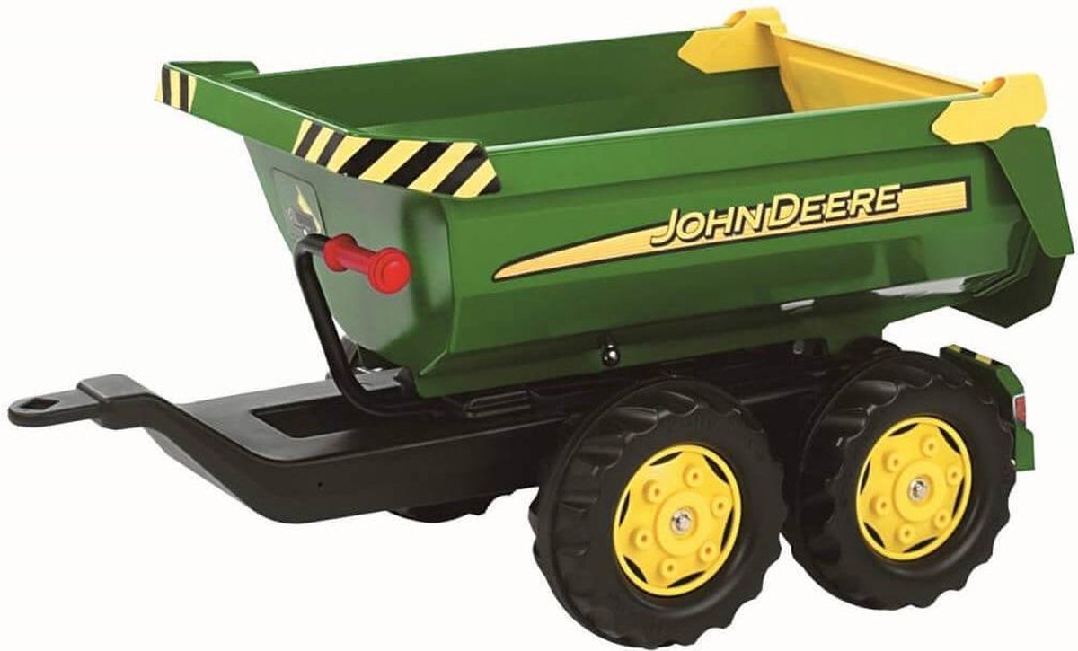 Rolly Toys John Deere Halfpipe Kiepkar - Groen